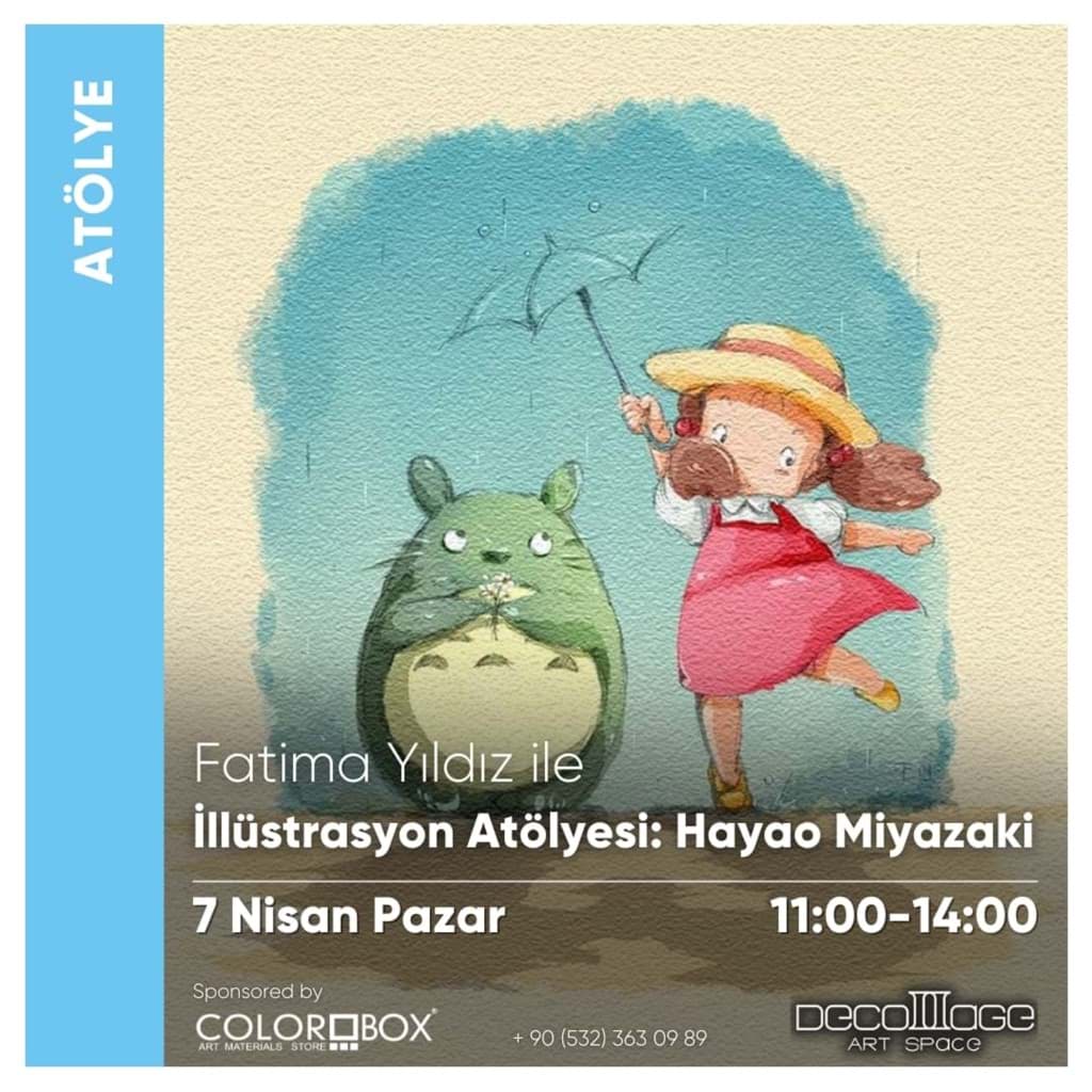 İllüstrasyon Atölyesi: Hayao Miyazaki resmi